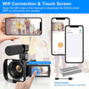 4K Video Camera Camcorder UHD 48MP WiFi IR Night Vision Vlogging Camera for YouTube Touch Screen 16X Digital Zoom Camera Recorder with Microphone, Handheld Stabilizer, Lens Hood, Remote,2 Batteries