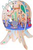 Manhattan Toy Deep Sea Adventure Wooden Toddler Activity Center with Clacking Clams, Spinning Gears, Gliders and Bead Runs