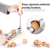 Heavy Duty Nutcracker,Walnut Plier Desktop Kitchen Tool with Wood Base Handle,Nut Crackers for Pecans