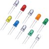 100 Pieces Clear LED Light Emitting Diodes Bulb LED Lamp, 5 mm (Multicolor)