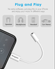Mangotek Headphone Adapter for iPhone, Apple MFi Certified iPhone Headphones Adapter Lightning to 3.5 mm Headphone Jack Adapter Aux Dongle Earphone Audio Adaptor for iPhone 13 12 11 7 8 Plus SE X XR