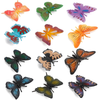 Fantarea 12 PCS Butterfly Animal Model Figure Lifelike Insect Figurine Collection Party Favors Supplies Decoration Cake Toppers Set Education Toys for 5 6 7 8 Years Old Boys Girls Kid Toddlers