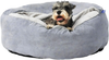 MICOOYO Cozy Cave Dog Bed, Orthopedic Burrowing Dog Beds with Blanket Attached, Snug BeanBag Style Hooded Pet Cuddler Bed for Small, Medium Dogs and Cats, Multiple Colors in 2 Sizes