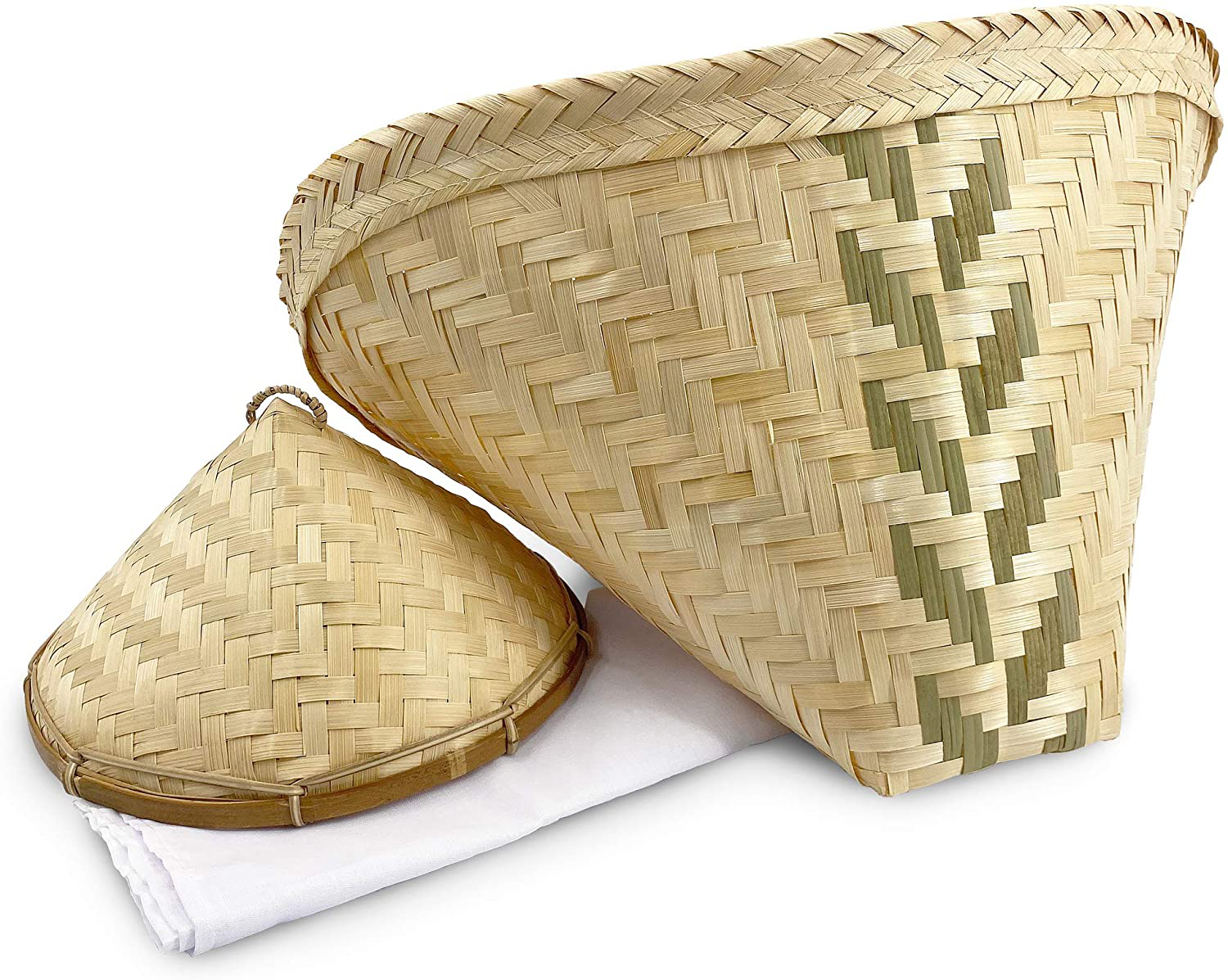  PANWA Traditional Sticky Rice Cooking Steamer Basket