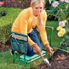 Garden Kneeler Tool Bag Stool Pouch Seat Storage Tote Hanging Organizer, 600D Waterproof Portable for Outdoor Gardening, 12” x 13“ (Black, NOT Include Kneeler)