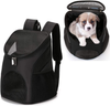 YINGJEE Dog Carrier Backpack Breathable for Small Pets/Cats/Puppies, Pet Carrier Bag with Mesh Ventilation, Safety Features and Cushion Back Support, for Traveling, Hiking, Camping, Walking & Outdoor