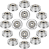 3D Printer Polycarbonate Pulley 3D Printer Wheels 625zz Pulley Linear Bearing Compatible with Creality CR10, Ender 3, Anet A8 3D Printer Accessories (8)