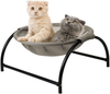 LOOBANI Cat Hammock Bed, Removable & Washable Elevated Pet Bed, Add Silicone Non-Slip Pads for Safe & Stable Protection of Floor, Suitable for Indoor & Outdoor Cat Chair for Kitty and Puppy