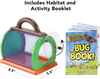 Nature Bound Toys Critter Cage Bug Catcher and Habitat Kit, Insect Netting, and Activity Booklet, Green, for Kids, 8.5" x 5.75" x 8"