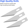 Craft Knife Blades 100 Pack #11 Precision Knife Replacement Blades for Art and Craft Scrapbooking Supplies Caving Stencil