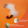 FUPUSUN 2021 Latest Cat Feather Toys, Interactive Cat Toys Kitten Toys, 1PCS Elasticity Cat Wand Toy and 3PCS Teaser Refills Tail Bird Feathers, Cat Toys for Indoor Cats Kitten Play Chase Exercise