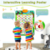 NARRIO Interactive Alphabet Wall Chart for Kids - Best Gifts