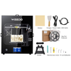 WEEDO F152S 3D Printer-Support (PLA/ABS/TPU/PC/NYLON) Printing Materials, Fully Enclosed, (200X185X195mm)Heated Removable Glass Bed,Auto power-off,Auto Bed leveling,Built-in Filament Runout Detection