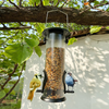 Wild Bird Feeder - Outdoor Hanging for Garden Yard Decoration (Black)