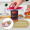 Electric Can Opener, Safety Can Opener Smooth Edge, A button to Open Your Cans, No Sharp Edge, Food-Safe, Battery Operated, Can Opener Electric Kitchen for Housewives, Seniors, Arthritics