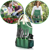 GardenHOME Garden Tool Set - 11Pcs Garden Hand Tool Set Equipment with Tote Bag Adjustable and Apron,Gardening Tools for Women