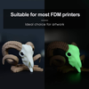 3D Printer Filament, PLA Filament Glow in The Dark, 1.75mm Dimensional Accuracy +/- 0.03 mm, 1 kg Spool