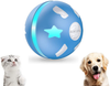 PetDroid Interactive Dog/Cats Ball Toys,Durable Motion Activated Automatic Rolling Ball Toys for Puppy/Small/Medium Dogs,USB Rechargeable (Blue) (Medium)