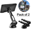 GPS Suction Cup Mount for Garmin [Quick Telescopic Extension Arm] (Set of 2), 1Zero GPS Dashboard Mount Dash Windshield Window Car Holder for Garmin Nuvi RV Dezl Drive Drivesmart Driveassist and More