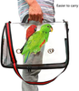 Lightweight Bird Carrier, Transparent and Breathable 360° Sightseeing Outdoor Bird Travel Backpack, Suitable for Parrot Pets and Bird Habitat