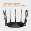 Tenda AC23 Smart WiFi Router - Dual Band Gigabit Wireless (up to 2033 Mbps) Internet Router for Home, 4X4 MU-MIMO Technology, Up to 1400 sq ft Coverage Parental Control Compatible with Alexa (AC2100)