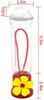 Hummingbird Feeder with Hanging Wires/Easy Cleanup/Leakage Prevent Mini Hummingbird Feeders for Outdoors(4 Pack,2.3 oz)