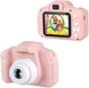 Dartwood 1080p Digital Camera for Kids with 2.0” Color Display Screen & Micro-SD Card Slot for Children - 32GB SD Card Included (Pink)