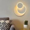 Wall Light Nordic Lamps Corridor Living Room Bedroom Lamp LED Stair Lighting Creative Bedside Circular Rotating