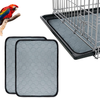 GABraden 2 Pack Bird Cage Liners,Washable Parrot Bird Cage Cushion Pad,18X14 Inch Absorbent Bird Cage Liners,Accessories for Bird Case(1814in, 2 Pack-Gary)…