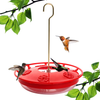 Hummingbird Feeder Bird Feeder,Hummingbird Feeders for Outdoors, , Leak-Proof Bird Feeder for Outside Hanging, Easy to Clean and Fill, Including a Cleaning Brush (2 Pack red)