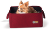 K&H Pet Products Thermo-Basket Indoor Heated Cat Bed, Foldable, 15in x 15in, 4W