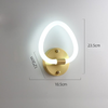 LED Wall Lamp Light Modern Flush Mount wall Lights Living Room Bedroom Copper Wall Light IP20  8 W 640LM Warm White/Natural White/Cold white