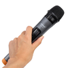Professional UHF Wireless Microphone Handheld Mic System Karaoke with Receiver and Display Screen