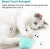 Potaroma 3 Pack Fluffy Plush Cat Ball Toys, Interactive Chirping Balls Cat Kicker Toys, 3 Lifelike Animal Chirping Sounds, Fun Kitty Kitten Catnip Toys for Cat Exercise