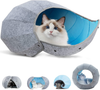K·1 Cat Toy Balls, Indoor Cats Tunnel Tube Interactive 8 in 1 Bed Cave Condos, Portable & Foldable Multi-Function Scratch Resistant Fun Toy…