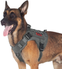 Tactical Dog Harness Vest with Handle, Military Dog Harness for Large Medium Dogs,No-Pull Service Dog Vest with Hook & Loop Panels,Adjustable Dog Vest Harness for Walking Hiking Training