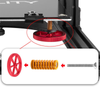 3D Printer Upgraded Accessories Kit w/Leveling Nuts 1M Capricorn Tube PTFE Tube Hot Bed Springs for Creality Ender 3 V2/Ender 3/Ender 3 Pro/Ender 5 Plus/CR 10 Series 3D Printer
