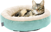 Love's cabin Round Donut Cat and Dog Cushion Bed, 20in Pet Bed For Cats or Small Dogs, Anti-Slip & Water-Resistant Bottom, Super Soft Durable Fabric Pet Supplies, Machine Washable Luxury Cat & Dog Bed