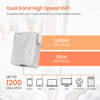 Tenda WiFi Extender (AC1200) - 5G Internet Booster 1200Mbps WiFi Repeater 2.4 & 5GHz Wireless Signal Booster Dual Band WiFi Extender with Ethernet Port, Simple Setup, Work with Any WiFi Router (A18)