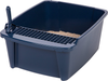 IRIS Large Hooded Litter Box with Scoop and Grate, Blue