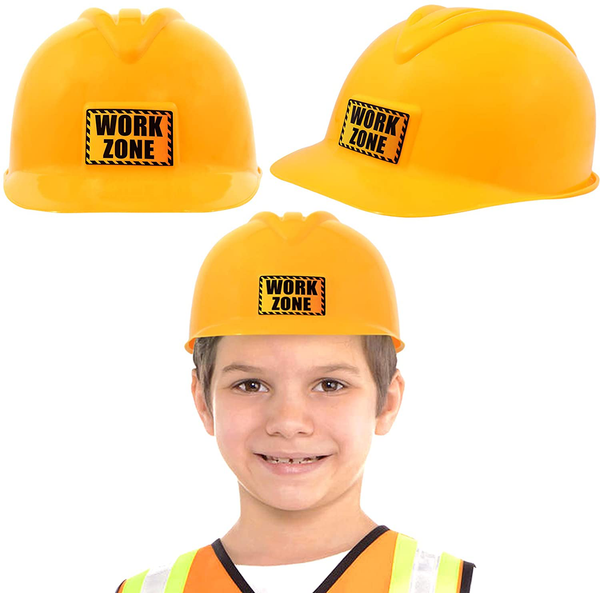 AnapoliZ Kids Construction Hat | Yellow, Plastic Childrens Hard Hat ...