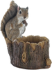 Squirrel Tree Trunk Bird Feeder 6x8x10.5