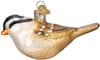 Old World Christmas Glass Blown Ornament with S-Hook and Gift Box, Bird Collection (Hummingbird Feeder)