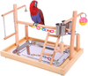 Bird Perches Nest Play Stand Gym Parrot Playground Playgym Playpen Playstand Swing Bridge Wood Climb Ladders Wooden Conures Parakeet Macaw African
