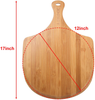 Pizza Peel, Premium Bamboo Pizza Spatula Paddle Cutting Board Handle (Baking Pizza, Bread, Cutting Fruit, Vegetables, Cheese)