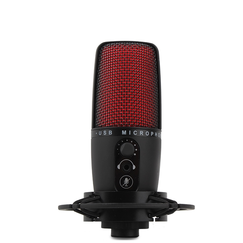 Bakeey ME3 Condenser Studio Microphone Studio Stereo Recording with Volume Control Real Silent Key LED Status Display