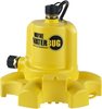WAYNE WWB WaterBUG 1/6 HP 1350 GPH Submersible Pump with Multi-Flo Technology, Removal Tool, Yellow
