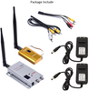 Wireless Video Transmitter and Receiver Kit for Car Backup Camera and Vehicle Rear View Parking Monitor