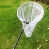 Trasfit Insect and Butterfly Net with 12" Ring, Fishing Net Handle Extends to 59 Inches for Adults & Kids