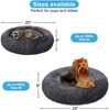 JWTPRO Dog Bed, Dog Beds for Medium Dogs, Small Outdoor Dog Beds, Washable Dog Bed and Cat Bed, Faux Fur Pet Bed, Anti-Slip Dog Bed Cat Bed